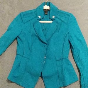 Turquoise blazer